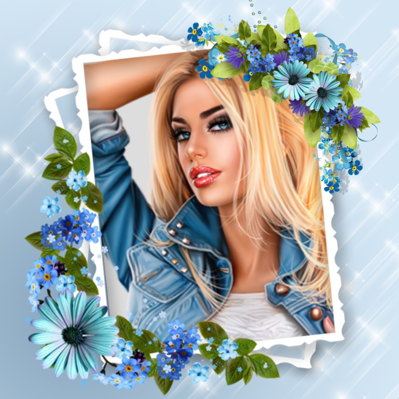 Nette's Girly Girl Frames👩‍🦳 My Girl Girlie Girl Other Photo Frame