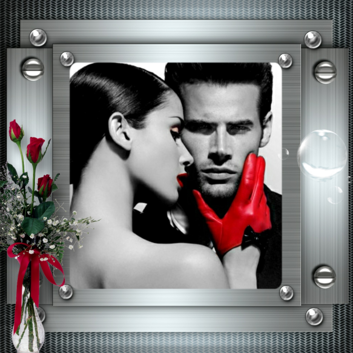Elizabeth's FUN MIX 😀 1/2 Fun Frame Red Rose Elizabeth Fun Frame