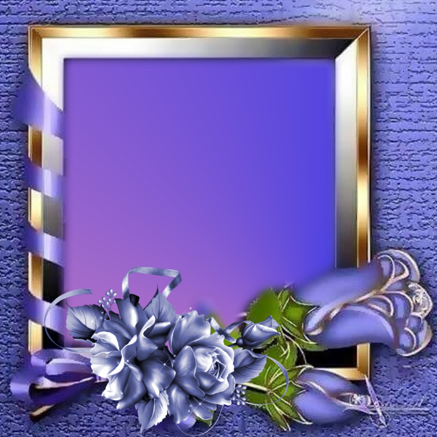 Imikimi Zo - I Love You Frames (Women's Day) - Purple floral