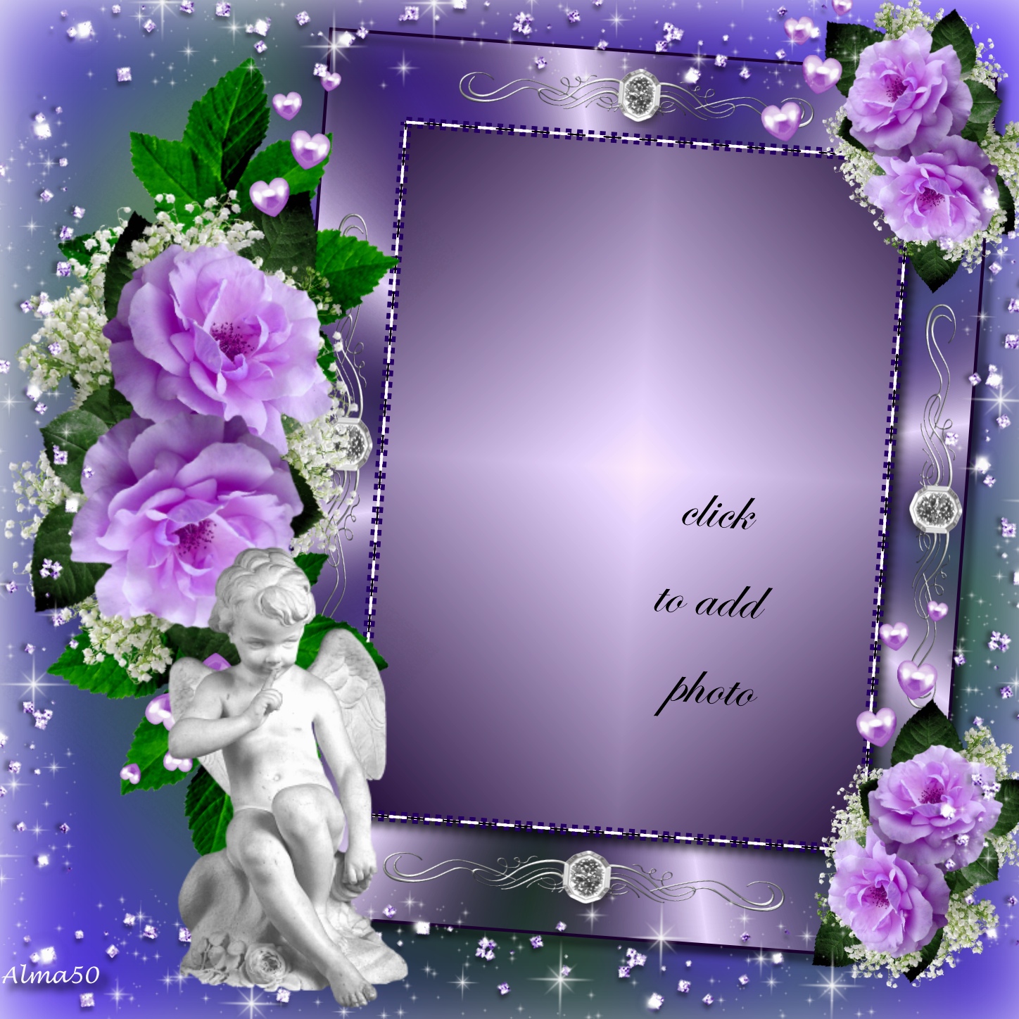 alma50's Other Photo Album Frames 2011 August Flower Frame with