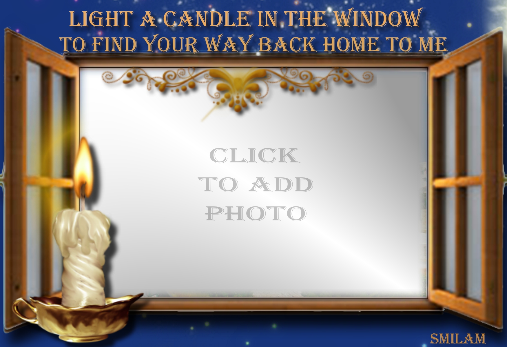 smilam's Missing You Frames Missing You Light a Candle in the