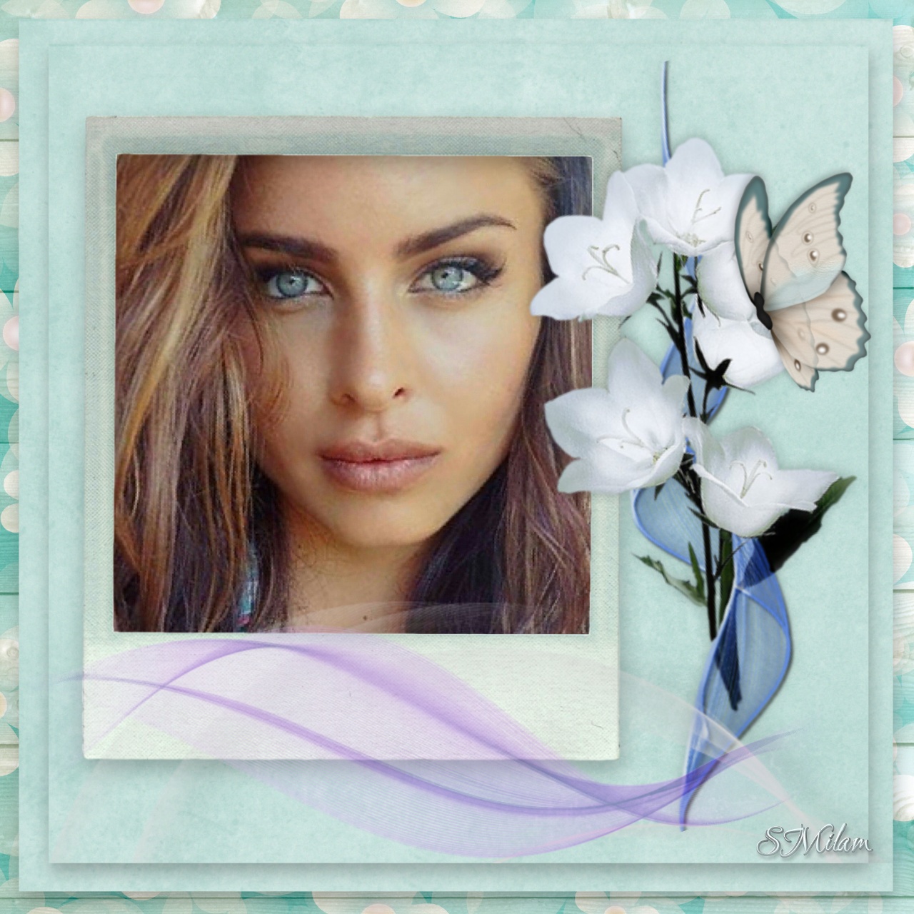 smilam's Picture Frames Frames 2022 Framed in Blue Frame Frame Blue