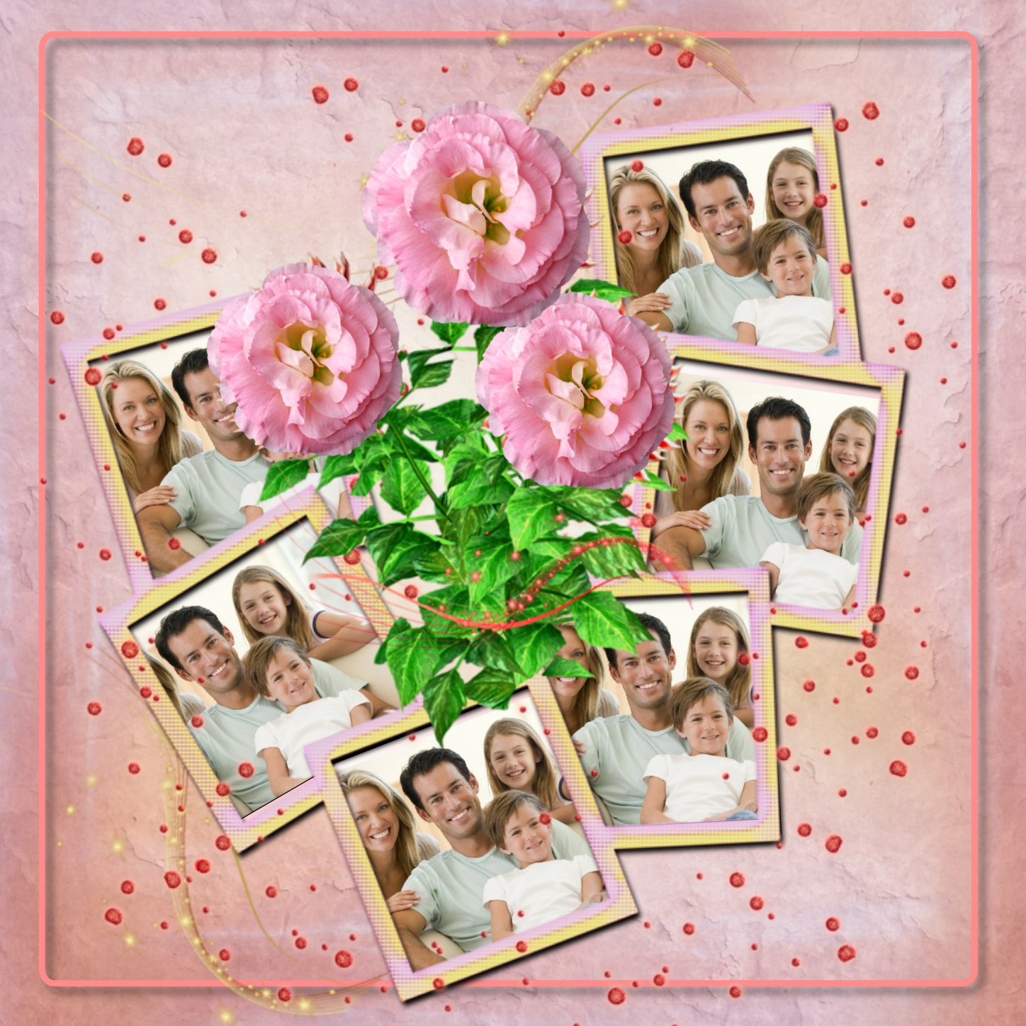 Digital Frame Family Calendar