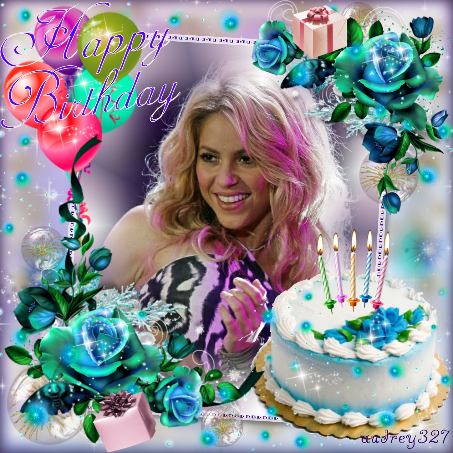 audrey327’s Birthday Frames - 2013 October - 2014 December - Happy