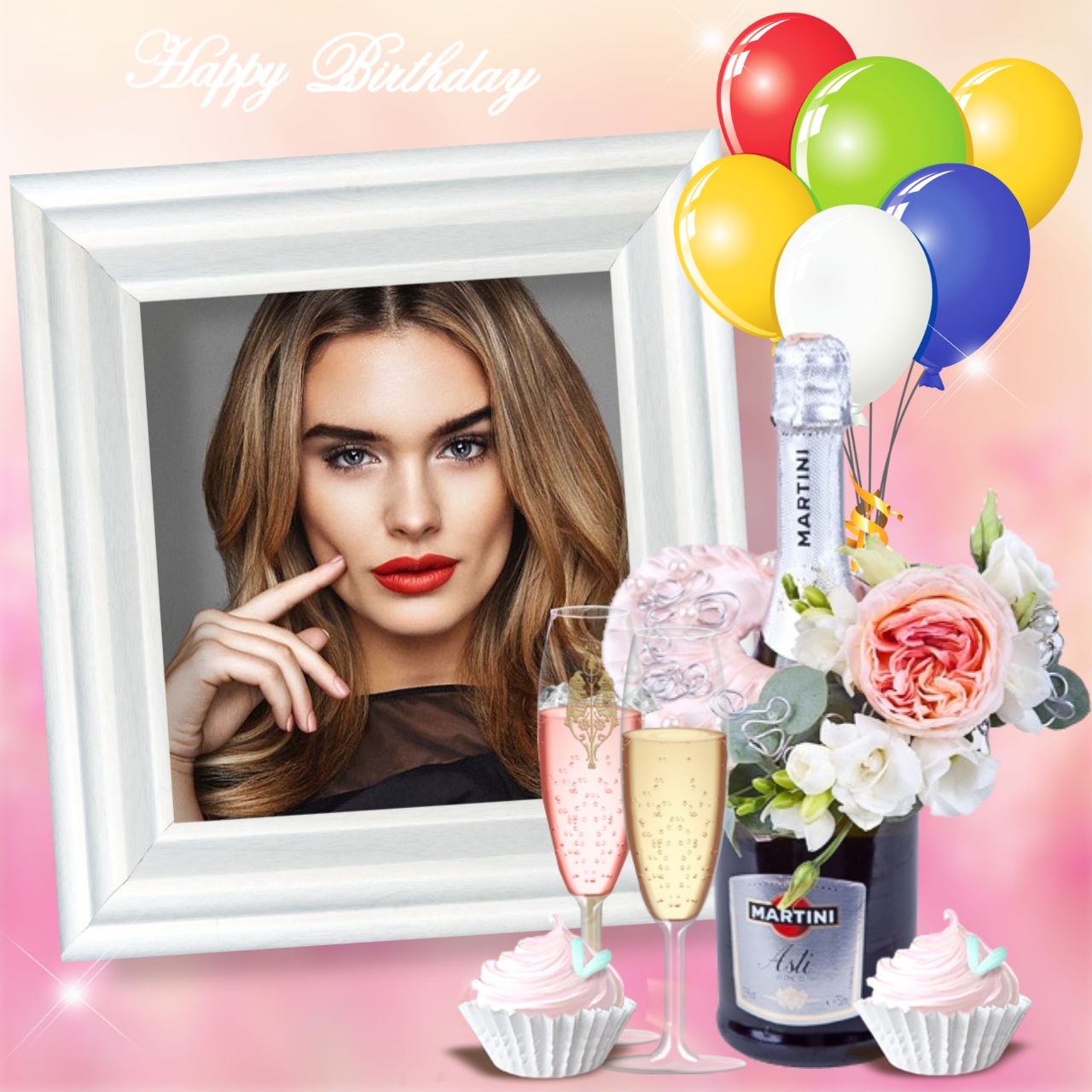 Nette's Birthday / congratulations Frame 🎉🎁 Happy birthday 2019