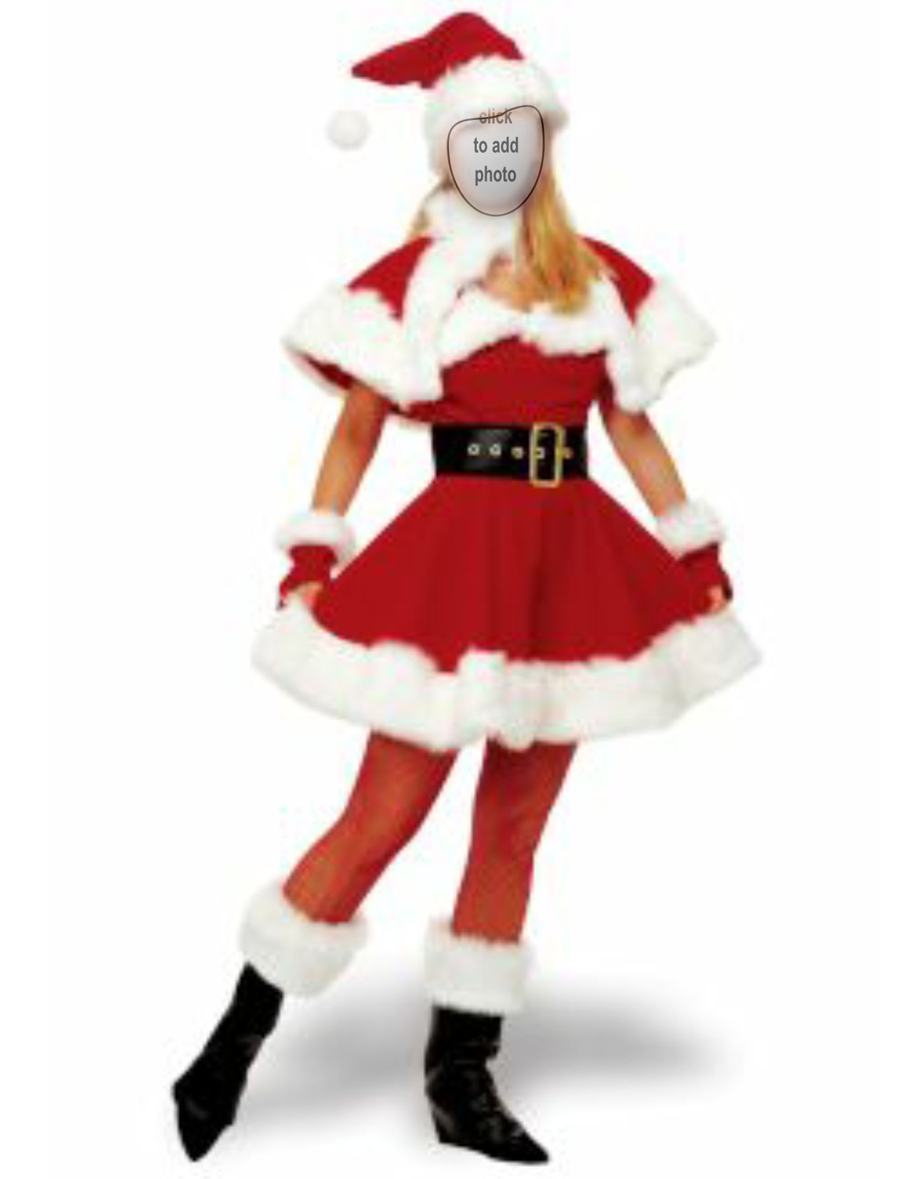 Toto51 s Face Cut Out Frames 2008 November Miss Santa Claus Toto51