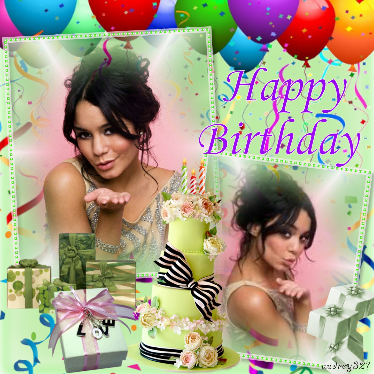 audrey327’s Birthday Frames - 2013 October - 2014 December - Happy