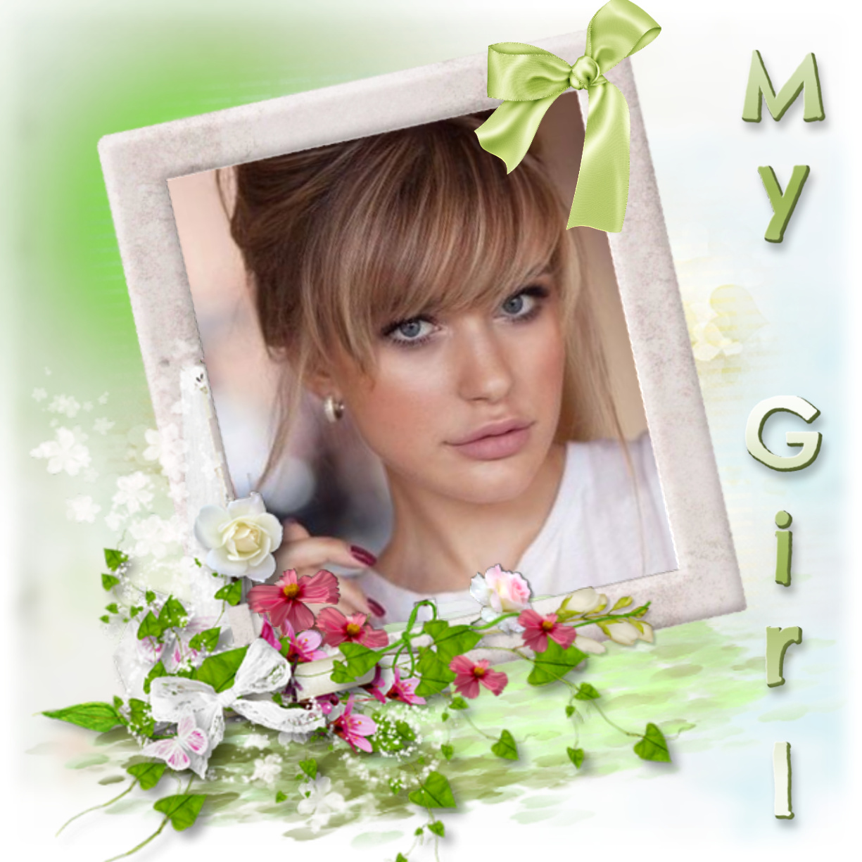 Nette's Girly Girl Frames👩‍🦳 MyGirl Girlie Girl Picture Frame