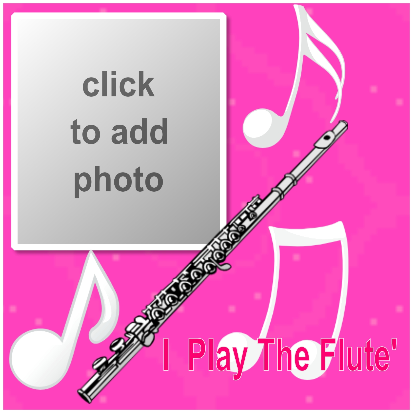 bamaaggie32's I Love Music Frames 2009 I Play The Flute! I Play