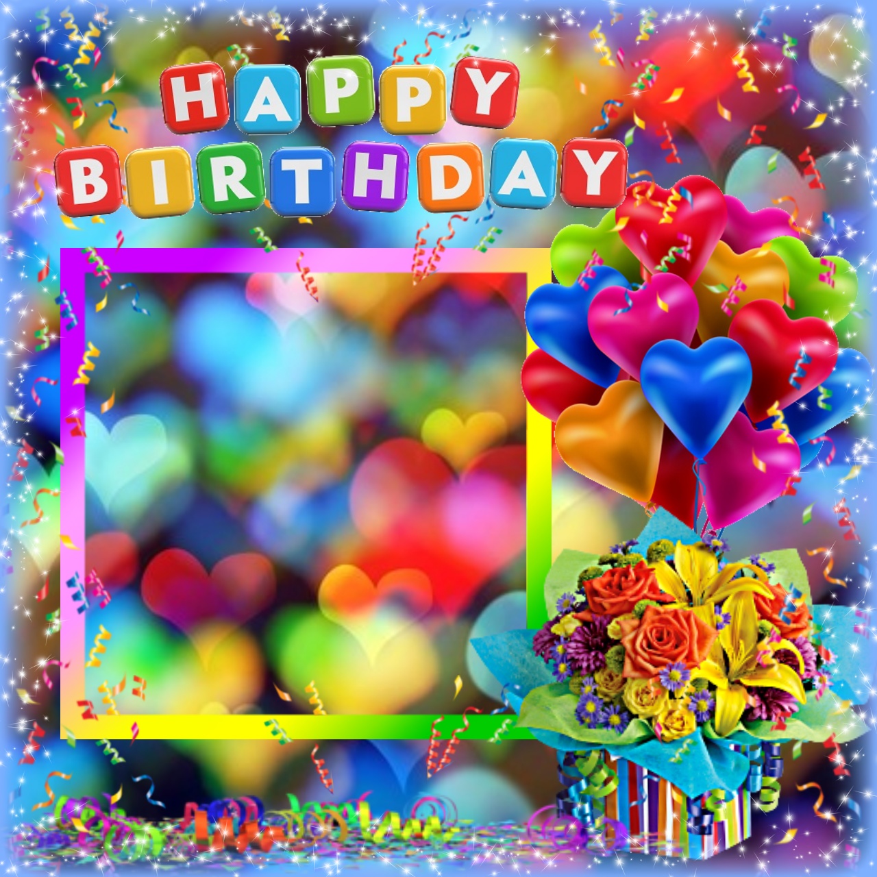 Sinnlich's Birthday Frames 2020 2020 Colorful Heart Sinnlich