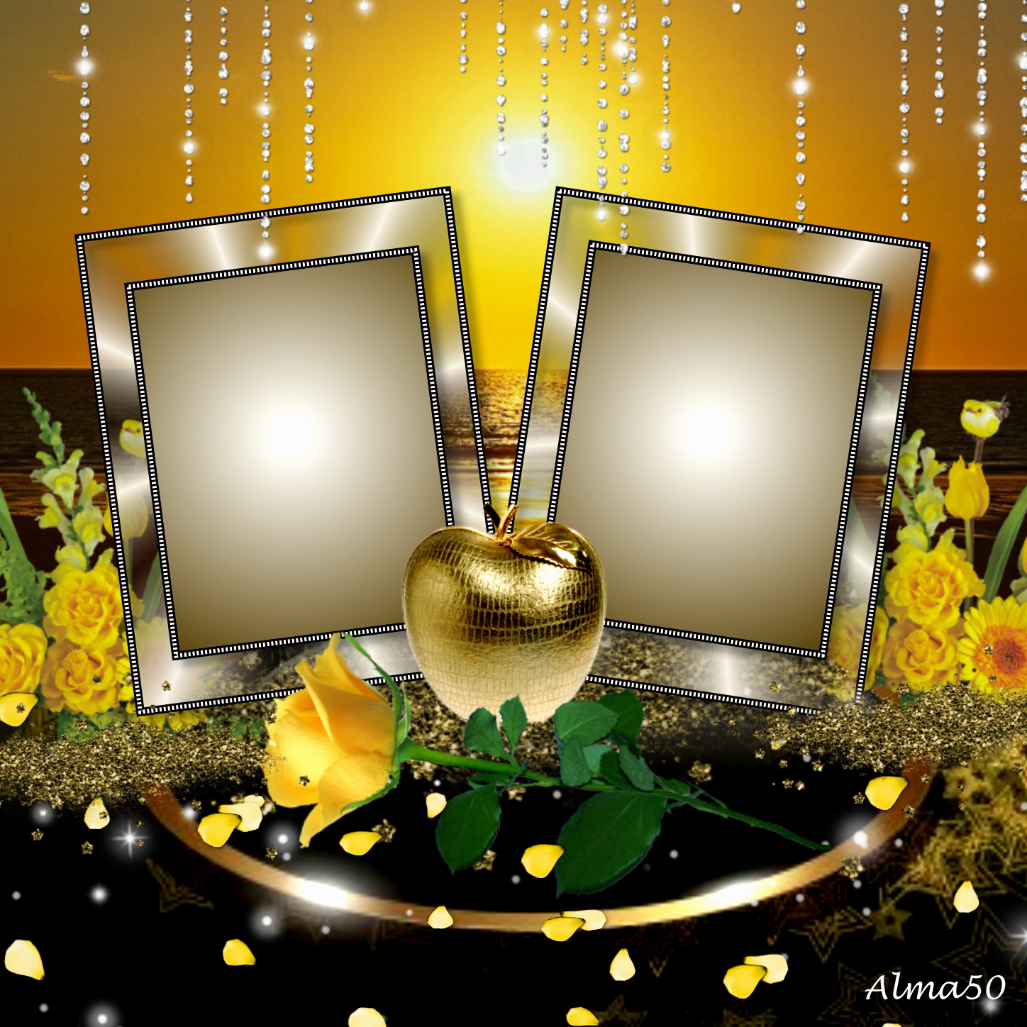 alma50's Picture Frames 2013 September Romance at the Sunset Alma50