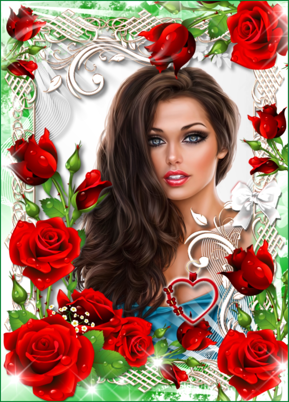 Dianylihka's Have a Great Day Frames - Roses for you Thank you for ...