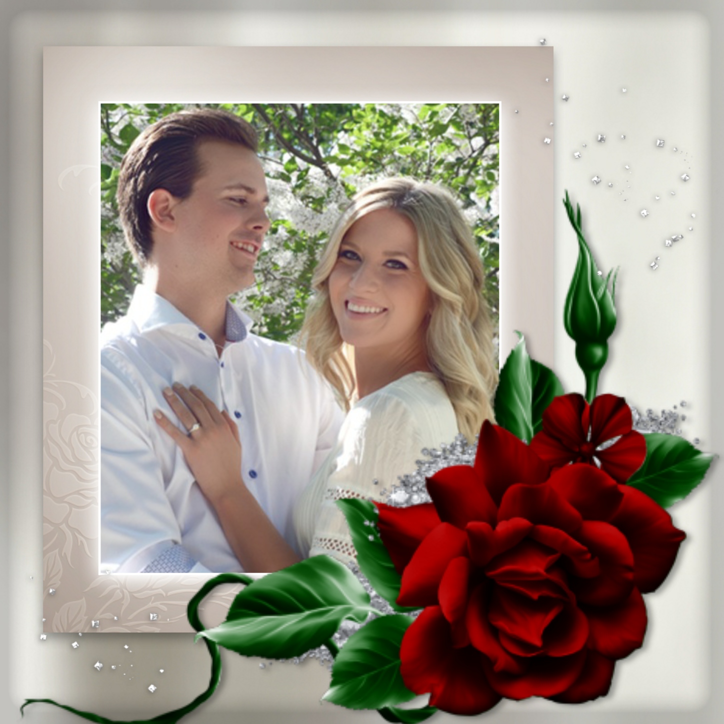 Elizabeth's THINKING OF/MISSING YOU 😘 3/4 Missingyou Red Rose