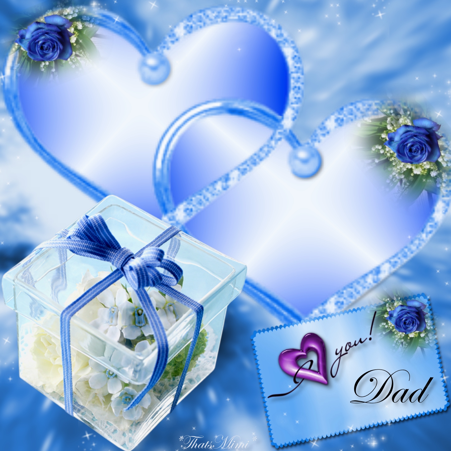 ThatsMimi's Summer Holiday Frames 2014 * I Love You Dad! * I