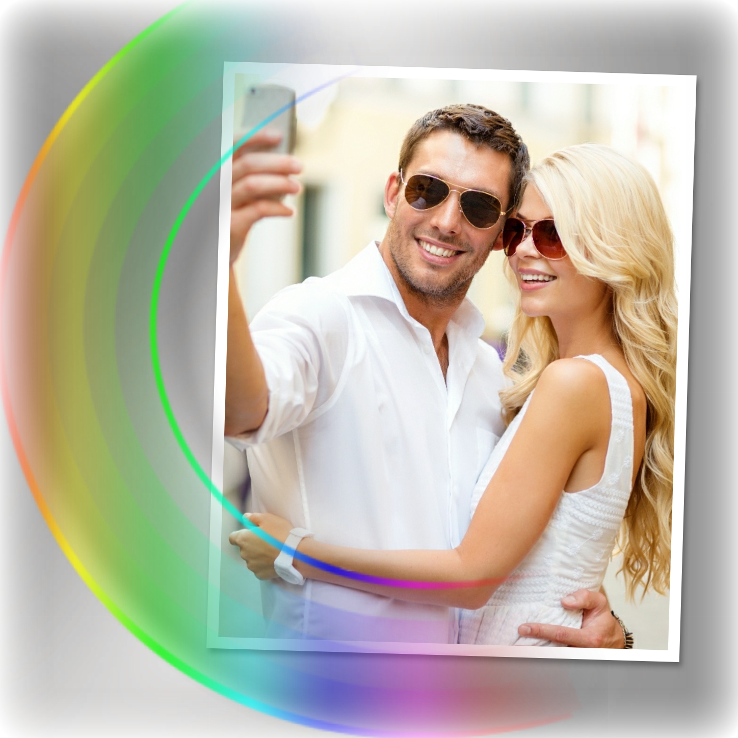 Elizabeth's LOVE/ROMANCE 😍 1/2 Love Multicolour Fun Frame Elizabeth