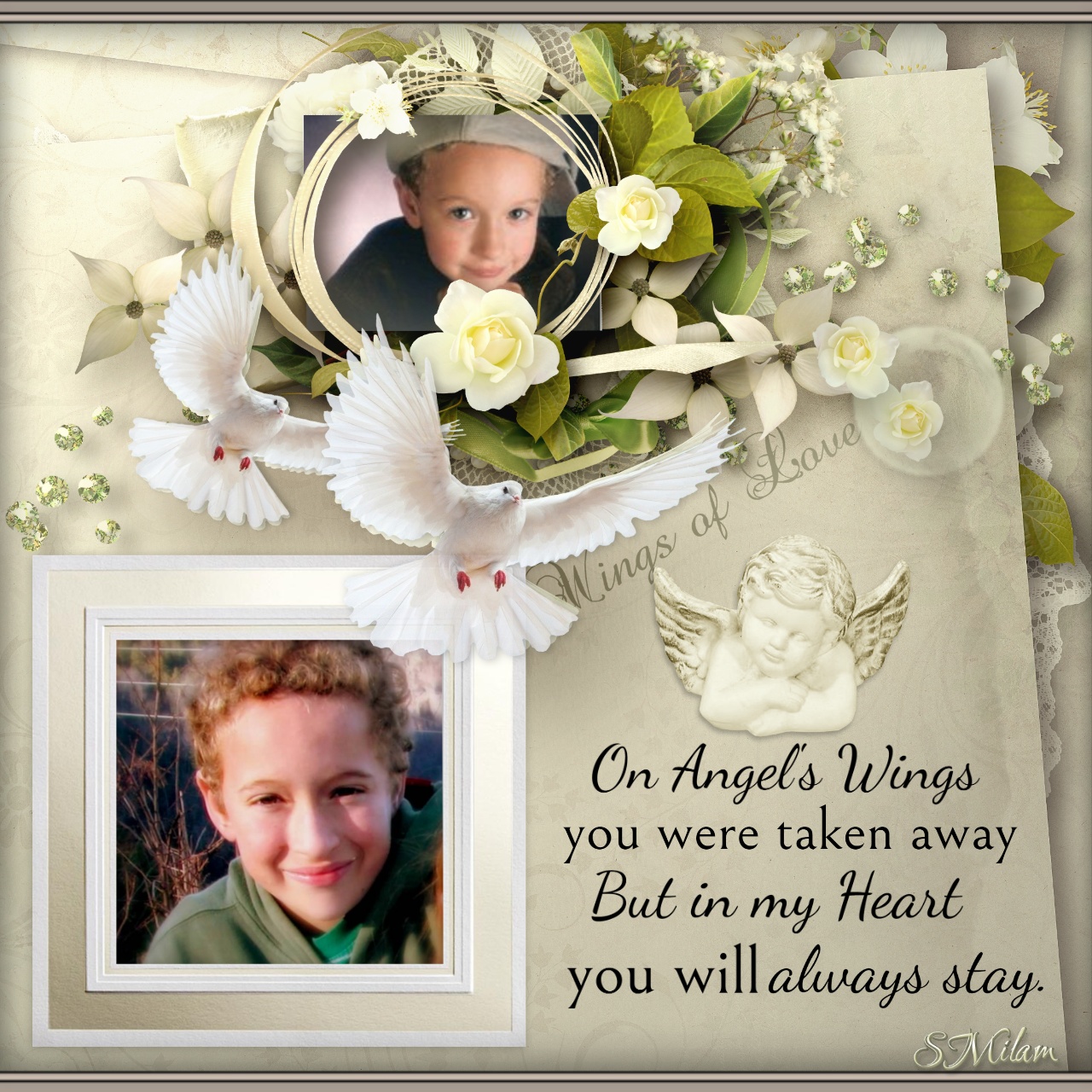 smilam's In Memory Of... Frames - In Loving Memory 2022 - Wings of Love ...
