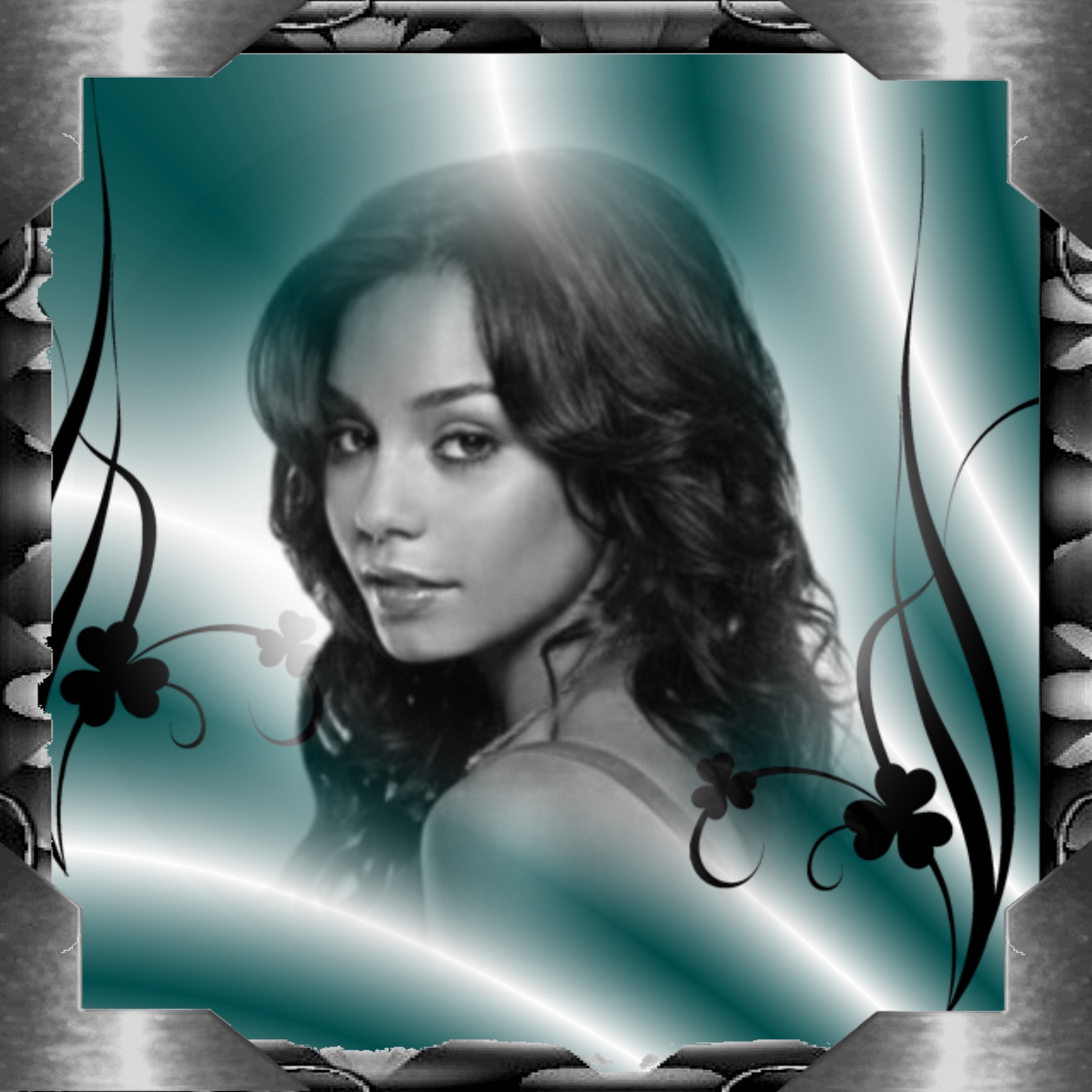 claudine1543's Picture Frames 2009 July Frame black and white frame