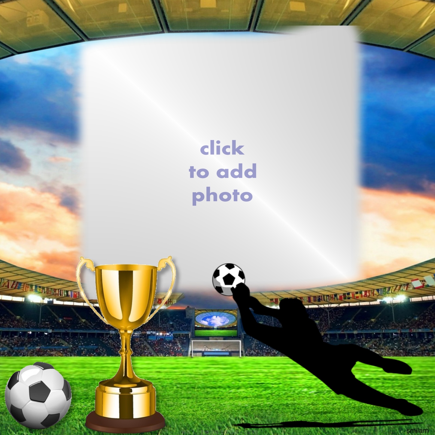 Frame Footbal smilam's Sports - Sports Frames - Sports Frames - A frame for your ...