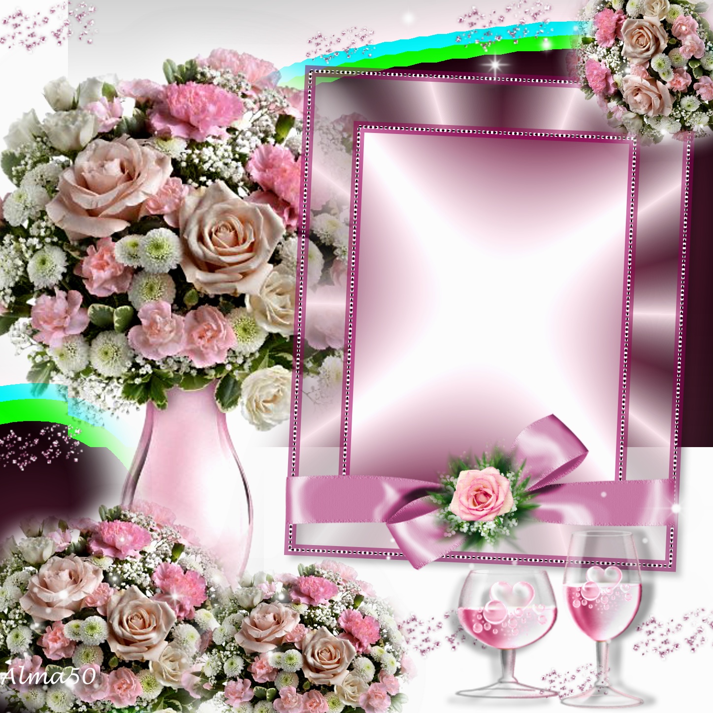 alma50's Other Photo Album Frames 2013 May 2013 June Flower frame