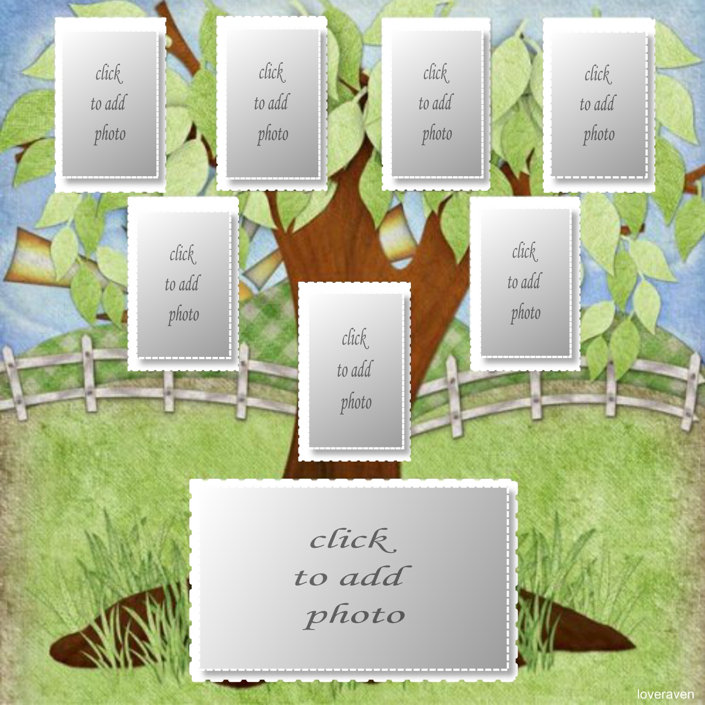 loveraven's My Family Frames 2009 July 2009 July Our family tree photo frame Loveraven my