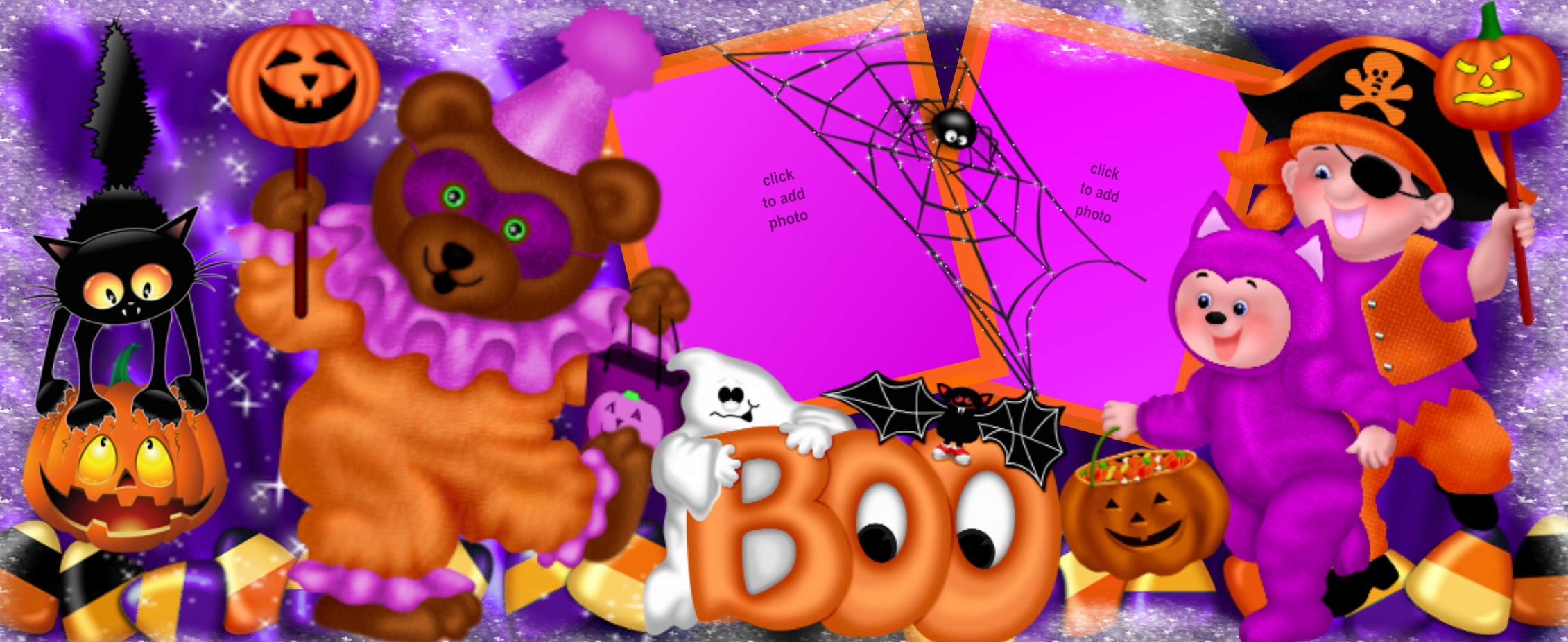 Sinnlich's Halloween Frames 2010 2014 Halloween Teddy Sinnlich