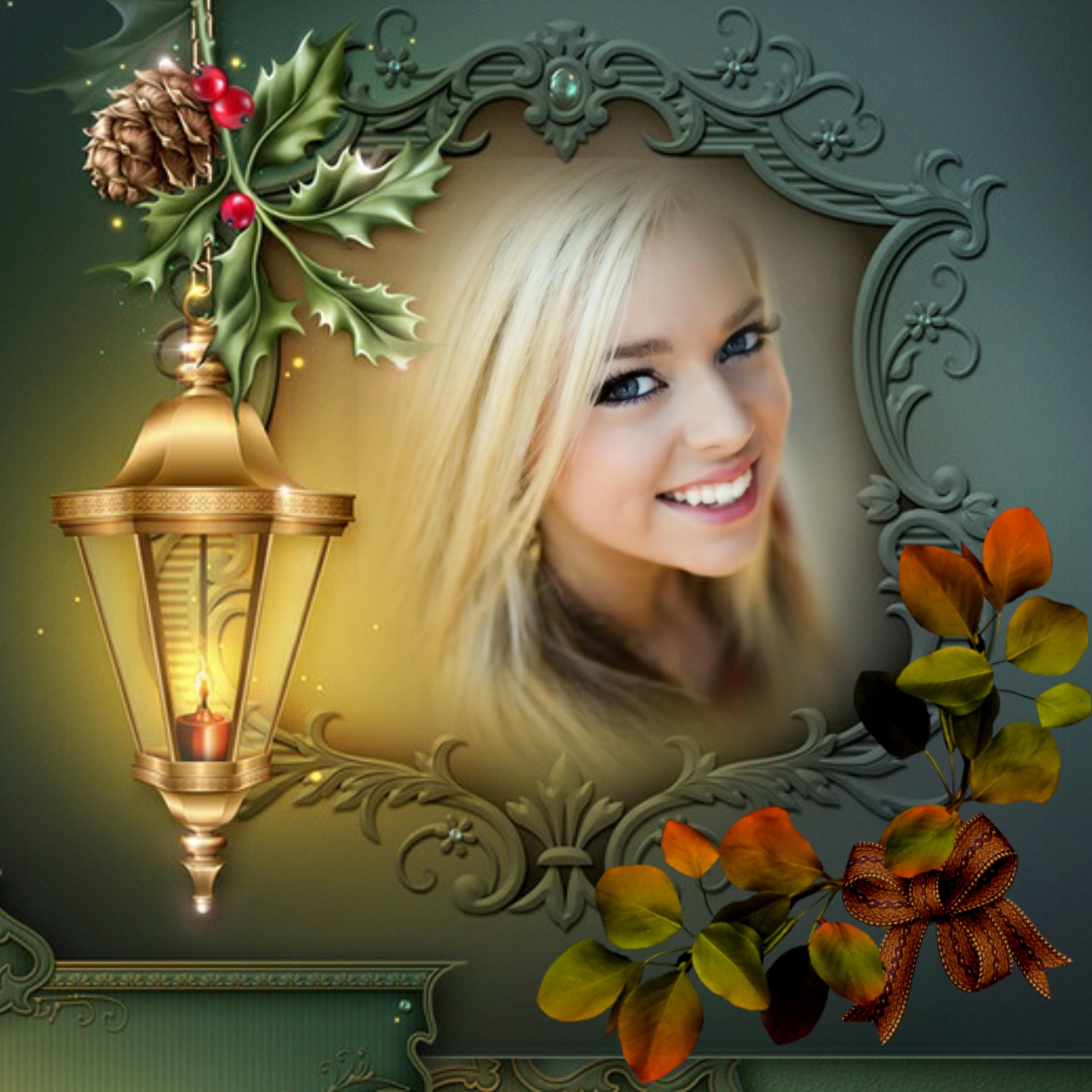 Emily50's Christmas Frame Goth holiday frame Ghy01 christmas Goth