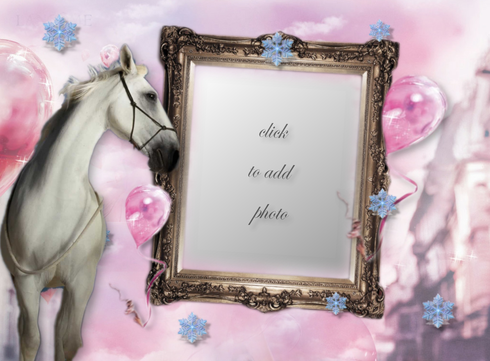 Angie8773's Picture Frames 2010 December Dreaming Horse Frame