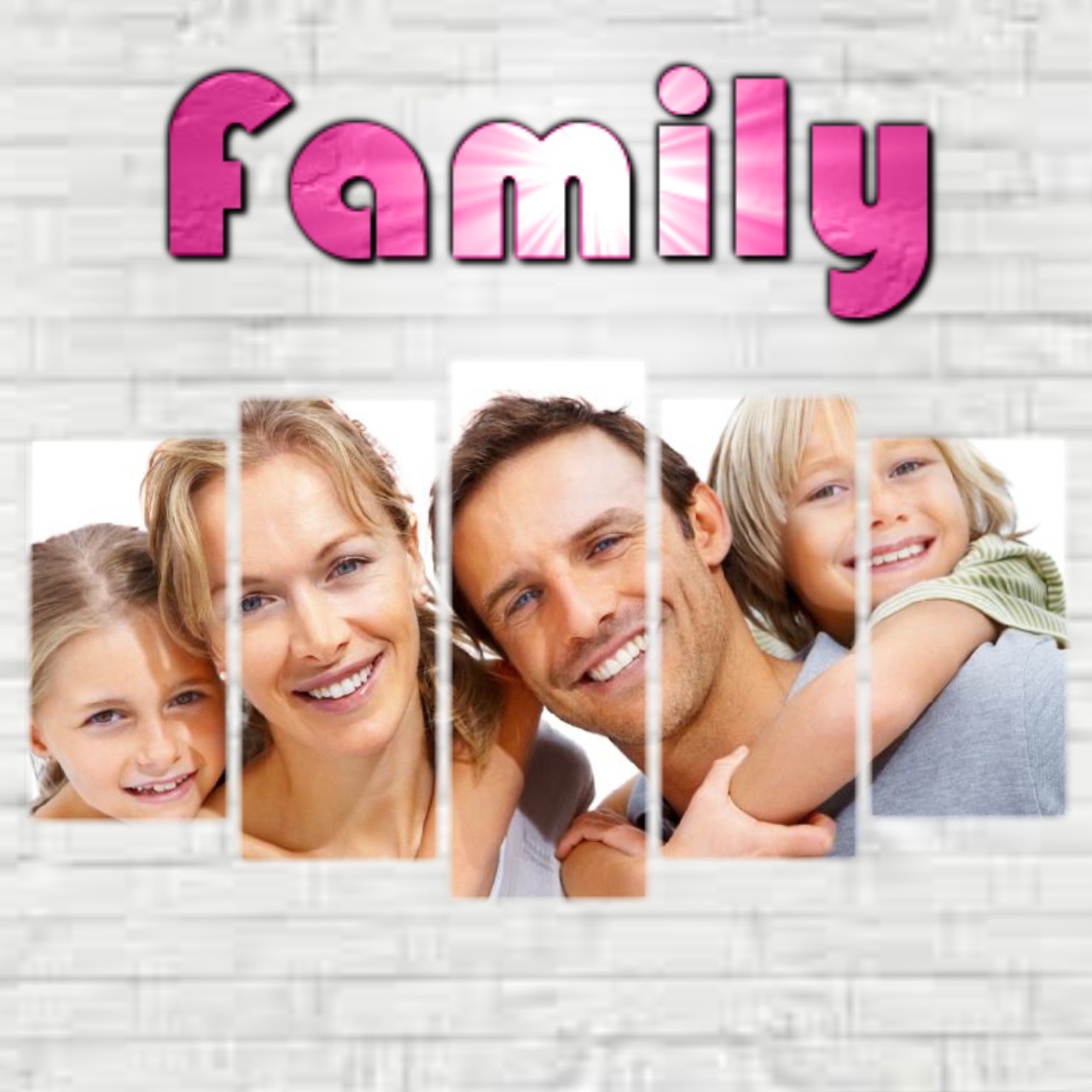 Nette's FamilyFrame Friends Frame Family Family Photo Album Frame