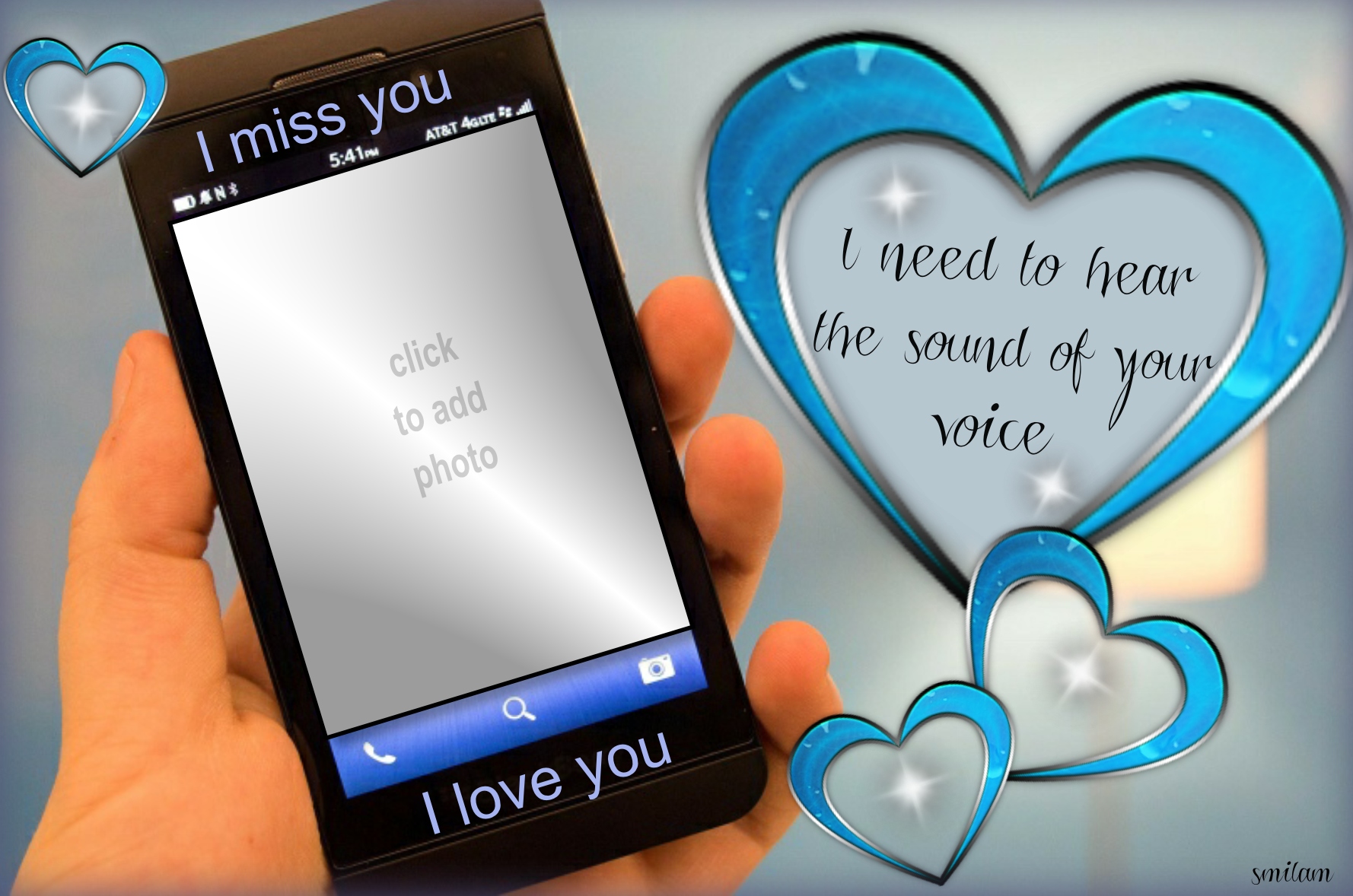 smilam's Missing You Frames Missing You I Need to Hear Your Voice I