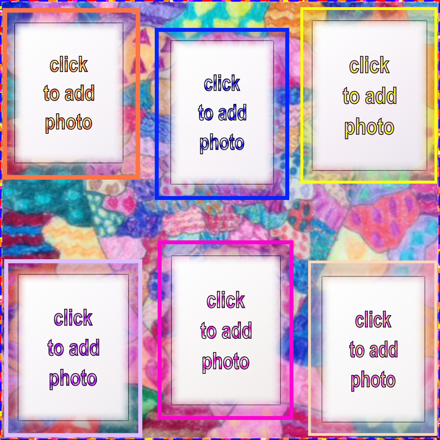 norafg62's Picture Frames - 2012 May - me,me & etc - colorful_6 photo's ...