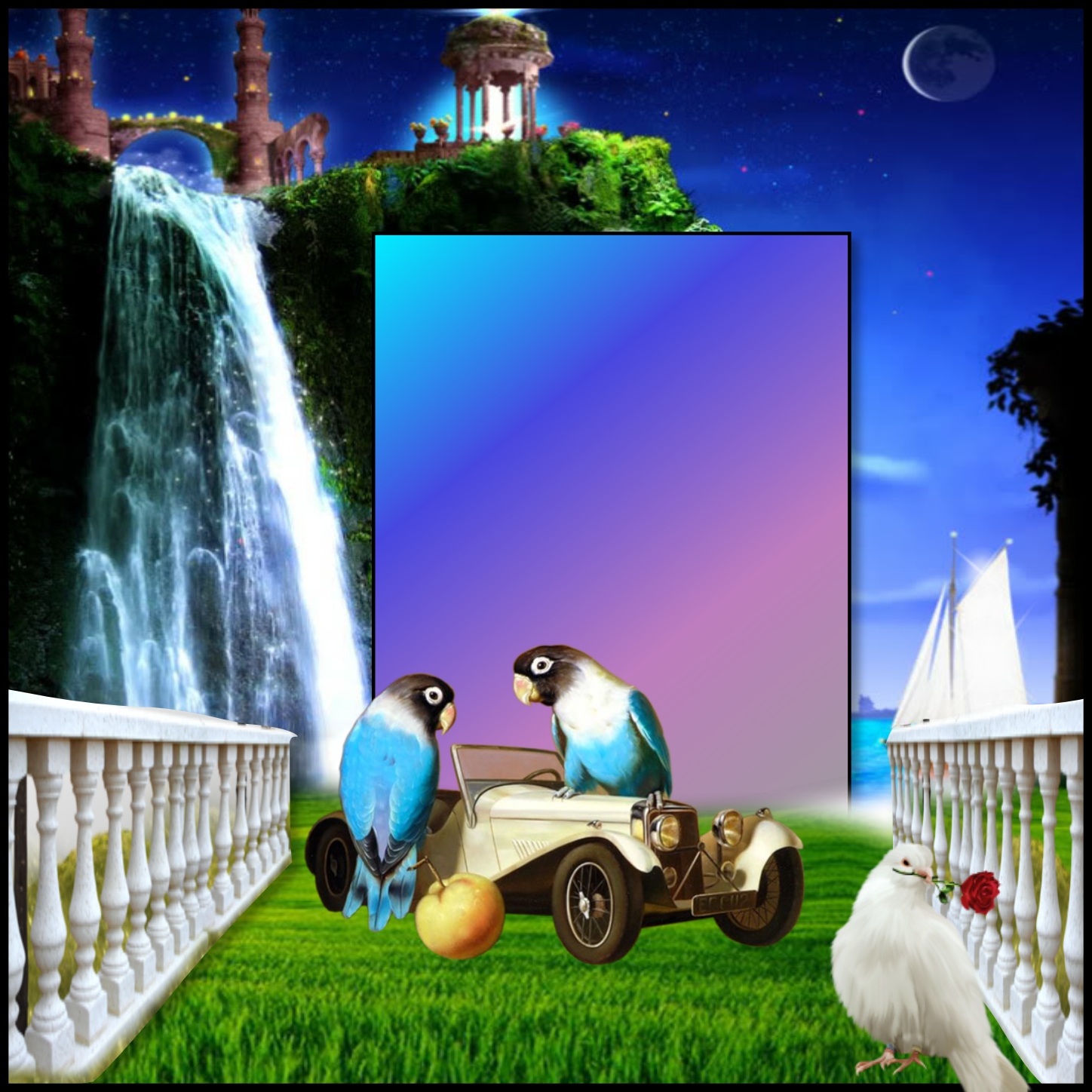 bruecke's Sunsets, Scenery and Nature Frames 2013 August lovely