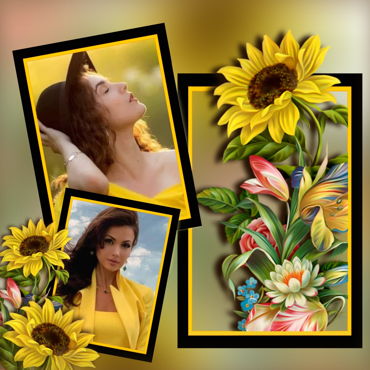 Adelaide's SUNFLOWERS GIRASSOIS GIRASOLES Adelaide Adelaide