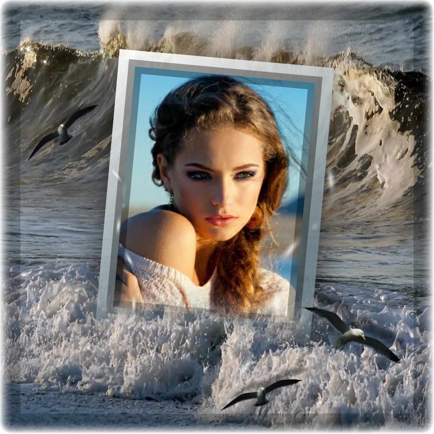 Elizabeth's BEACH & OCEAN 🌎 ⛱ Fun Frame Ocean Nature Fun Frame